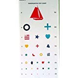 MG Scientific Kindergarten Eye Chart with Colored Symbols