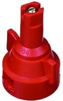 TeeJet AIC11004-VS Air Induction Flat Spray Nozzle w/Quick Cap (Pack of 6) - 110° - Visiflo - Red - 0.4 GPM