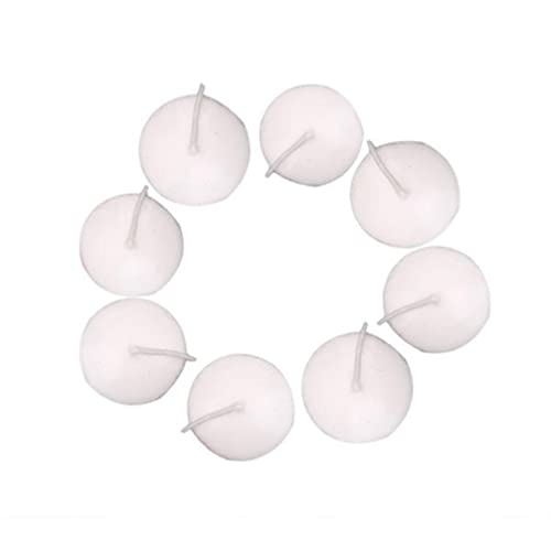 10pcs Decorative Candles Valentine Red Candles Floating Tealight Candles Tea Candles Unscented Floating Disc Candle Ornament Floating Candles White Decorate Romantic