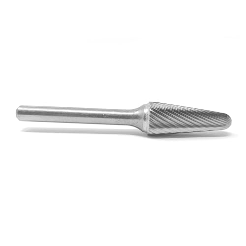 Fresa de carburo SL-4 corte simple 1/2" x 1 1/8" tallo 1/4" miniatura 1