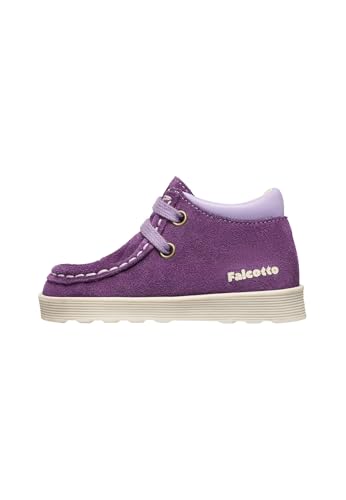 Chausson pour nourrisson souple Falcotto Yorkeries anti-glisse taille 24 aubergine