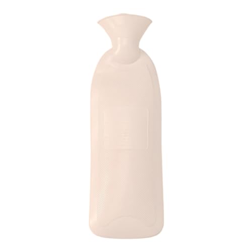 Bouillotte Eau Chaude Longue, 1L Bouteille D'eau Chaude en Caoutchouc Bouillotte Enfant Et Adulte Bouillotte Thermique Hot Water Bottle Bouillote pour Soulagement de La Douleur