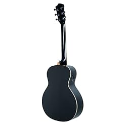 Guitare Folk de Voyage Eagletone HOBO Electro Black – Guitare électro pour guitariste débutant ou confirmé – Forme Travel pour jouer à la maison, sur scène, en studio, en extérieur – Housse Offerte - Les Beatles, Paul McCartney, John Lennon, RIngo Starr, George Harrison Guitare Folk de Voyage Eagletone HOBO Electro Black - Guitare électro pour guitariste débutant ou confirmé - Forme Travel pour jouer à la maison, sur scène, en studio, en extérieur - Housse Offerte – Image 2