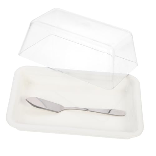 VALICLUD Butter Box Butter Container Multi Functional Kitchen Gadget for Food Preservation for Butter and Dessert Storage Stylish Design for Countertop Use