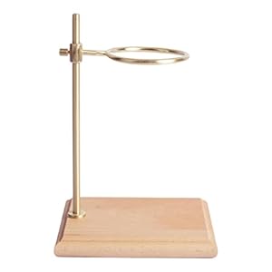 LOVIVER Koffie Druppelaar Stand Antislip Cafe Accessoire Koffie Station Staande Supporter Giet Over Koffiezetapparaat Stand voor Koffiezetapparaat Bar Barista, Beuken