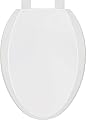 PROFLO PFTSHEC2000WH PROFLO PFTSHEC2000 Elongated Closed-Front Toilet Seat with Quick Release and Lid
