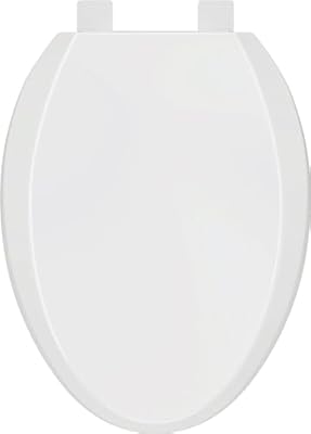 PROFLO PFTSHEC2000WH PROFLO PFTSHEC2000 Elongated Closed-Front Toilet Seat with Quick Release and Lid