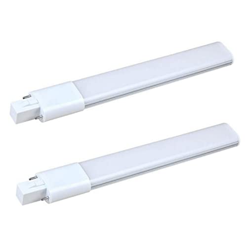 Tube lampe G23 LED 12W pour éclairage de cuisine et bureau - Ampoule blanc froid 6000K lot de 2
