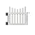 Zippity Outdoor Products ZP19043 All American Gate, White