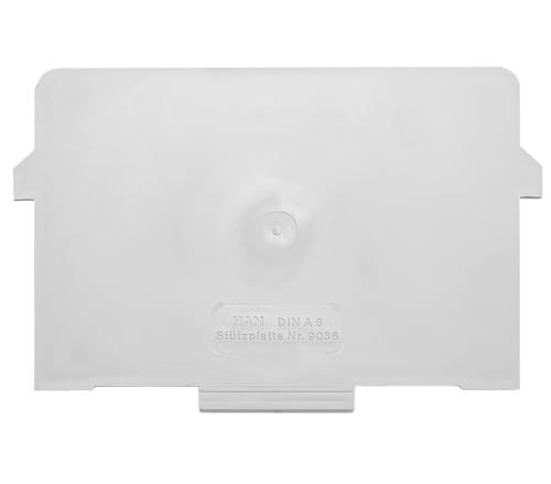 HAN Stützplatte für Karteitrog 856-0, Polystyrol, A6 quer, 5er Packung, 9036-11, lichtgrau
