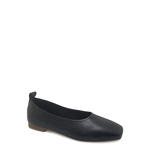 Time and Tru Women's Soft Square Toe Ballet Flats