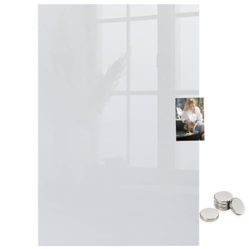 Organizador de tareas con mural de pared y placa de acero en formato tablero imantado 70x100