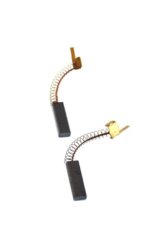 Birçok Modele Uygun Süpürge Motor Kömür Seti, 6.3x10x32 mm, Siyah, 2 Adet