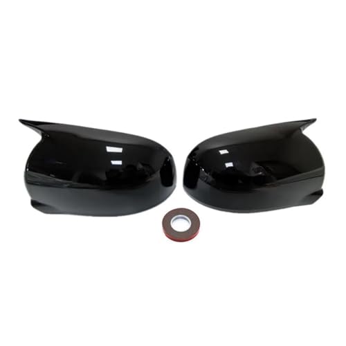Couvercle rétroviseur noir pour Mitsubishi ASX Outlander 2013-2021 coque de protection portière