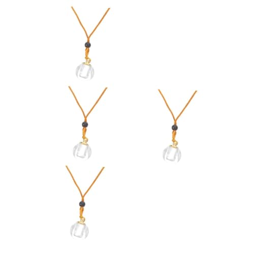 Pendentif bouteille verre transparent étanche et son esthétique épurée
