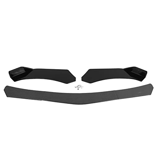 Séparateur avant, 5pcs Kit de corps de lèvre de pare-chocs avant Universel Spoiler de pare-chocs avant Séparateur de lèvre latérale Spoiler Diffuseur Canard Protecteur pour voiture