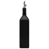 Botella de cristal de 1 litro para rellenar con vertedor de acero inoxidable de...