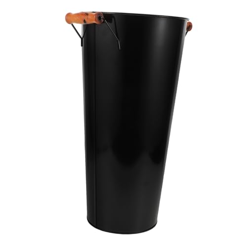 Cabilock Barril De Almacenamiento Para Chimenea Cubo Para Contenedor De Metal Para Leña Soporte Para Leña Cubo De Metal Para Chimenea Para Uso Doméstico