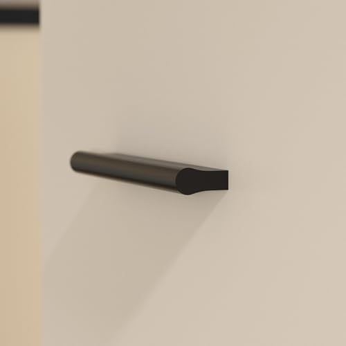 Forte NET306 moderner Mehrzweckschrank 70, schmaler Schrank, 2-türig, Holzwerkstoff, Flur, Diele, Kaschmir|Beige, 68,7 cm breit x 181,1 cm hoch x 36,5 cm tief