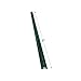 SmartSign U-Channel Sign Post, 8' Tall, 1.12LB Medium Weight, Green Baked Enamel Steel Post - Pack of 4