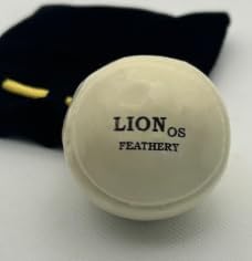 Authentic Lion Feathery Golf Ball - OS Oversize - Luxury Velvet Presentation Bag - Premium Golf Gift