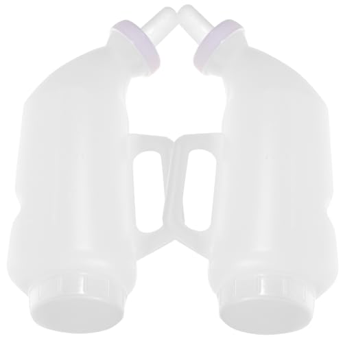 Système alimentation pratique en blanc pour animaux de ferme
