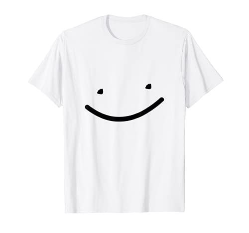 Funny Linda Sonrisa Blanca Hombres Mujeres Niñas Niños Niños Merch Camiseta