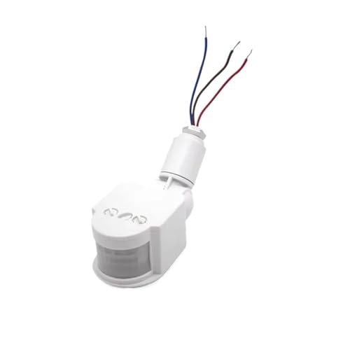 Détecteur de mouvement PIR encastrable blanc AC 85-265V pour interrupteur mural extérieur