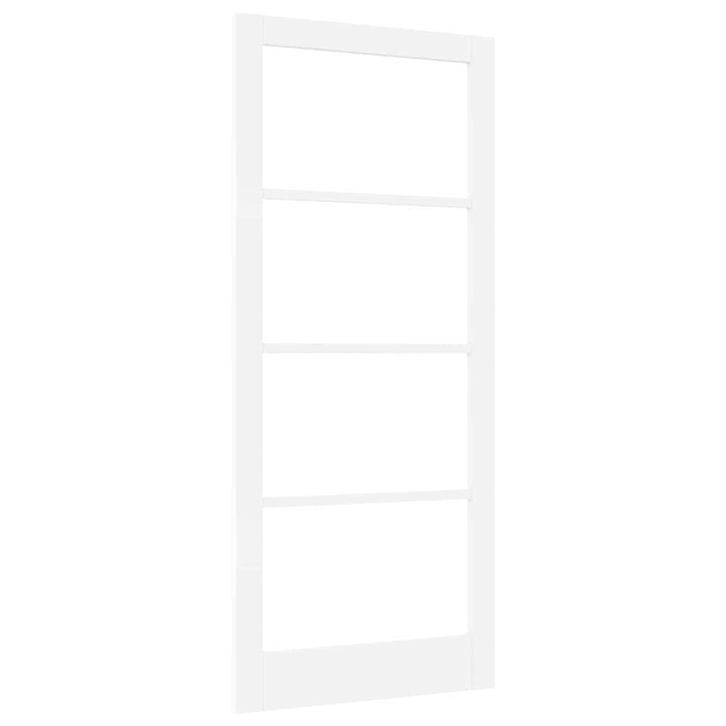 Hothingwell Puerta Interior ORKDAL Imprimado 93 x 211 cm | Madera de pino maciza, vidrio decorativo, para dormitorio sala cocina, instalación estándar o bricolaje