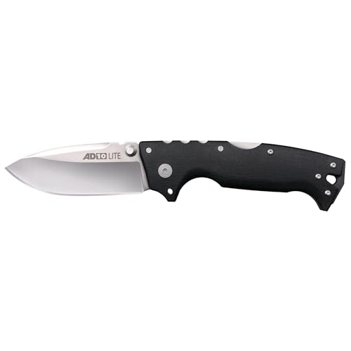 Image of Cold Steel AD-10 Lite 3.5 inch AUS10A Steel Ultra-Sharp Blade 5.25 inch GFN Handle Tactical Folding Knife with Tri-Ad Locking Mechanism