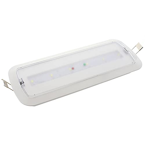 Luz De Emergencia Led Nicelux Auto-Test, Permanente/No Permanente, Blanco Frío