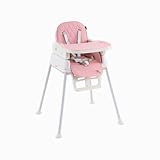 Cadeira De Alimentação Infantil 3 em 1 Harmony Maxi Baby (Rosa)