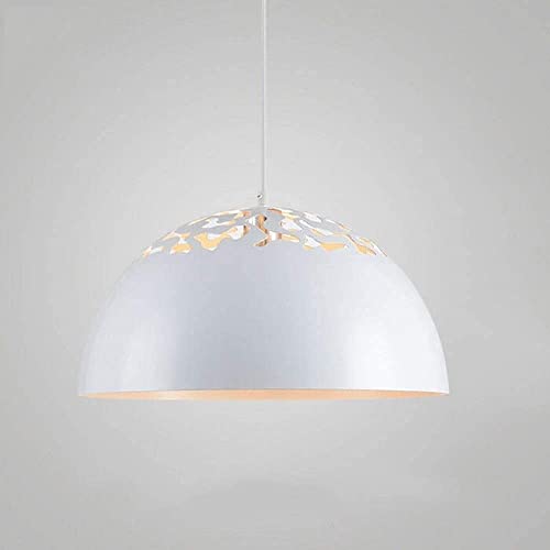 TAIYYLU Lámpara de araña de Hierro Forjado ahuecada Lámpara de suspensión Minimalista de Alta Gama Techo Ajustable en Altura Adecuado Cover