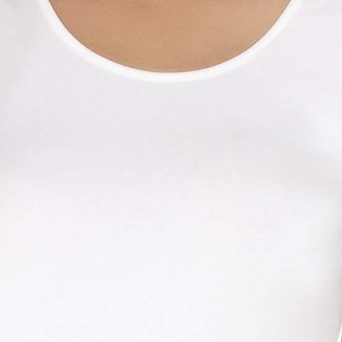 Image of Amante Solid Round Neck Sleeveless Tank Top