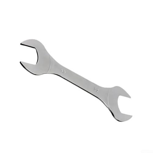 Yhenlovtt Chiave a doppia estremità aperta 30-32 mm, chiave a testa sottile per manutenzione, chiave fissa sottile con lucidatura a specchio, realizzata in acciaio al cromo vanadio