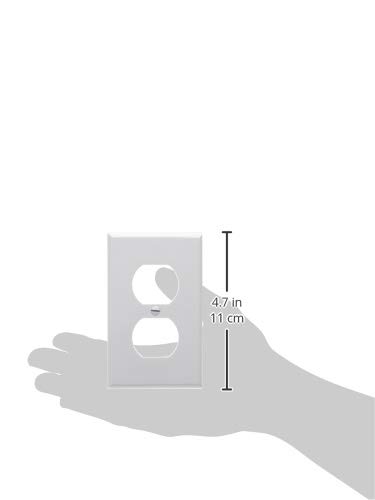 Leviton 10-Pack White Wall Plates - Duplex Receptacle -4 Leviton 10-Pack White Wall Plates - Duplex Receptacle -4