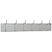 Global Industrial 36-1/2"W Wall Mounted Coat Rack - Silver