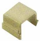 Hubbell SFB10 Snap-On Blank Keystone Insert with No Ports (10 Pack), Office White