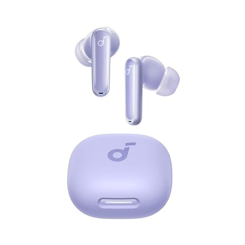 Soundcore by Anker P40i Cuffie Bluetooth Wireless con Cancellazione Rumore per Ogni Ambiente, Forti Bassi, Riproduzione 60H, Case e Supporto Telefono 2 in 1, IPX5, Carica Wireless, Bluetooth