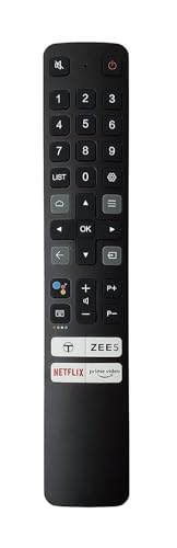 Image of Compatible with TCL Tv Remote Original RC901v FRM5 Model Suitable LED FHD Smart Android Iffalcon Television Without Voice Command Recommend to Use New AAA Battery, Plug & Play.