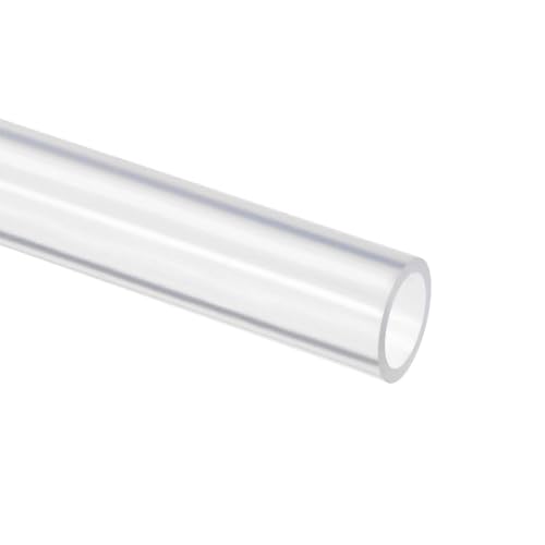 Image of TOP-VIGOR Silicone Tube 12mm ID x 16mm OD 1m / 3.28ft Length, Flexible Silicone Rubber Tubing Water Air Hose Pipe for Pump Transfer Clear