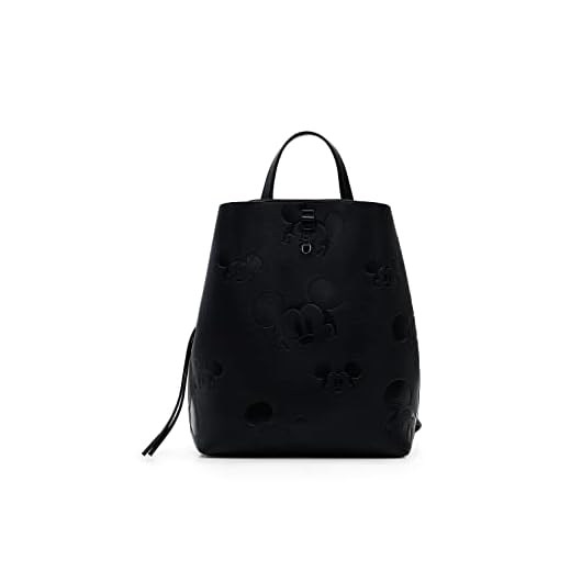 Desigual Back all Mickey sumy, (Black) ALL Mickey Sumy 2000 Mujer, Negro (Black), Talla Única
