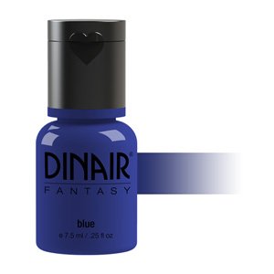 Dinair Airbrush Makeup - Fantasy Bright Colors 4 Face & Body Art, Blue - 0.25 fl oz.