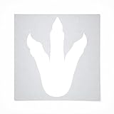 Dinosaur Footprint 1 Reusable Mylar Stencil - Art Craft Supplies New Sizes (4")