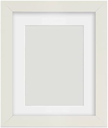 Modern Black 12x10 Photo Frame With Mount Photo Frame for Image Size 10 x 8 Inches, With Clear Perspex Sheet, to Hang Portrait or Landscape (12x10 For 10x8 Image Size, Black)