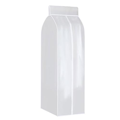 Clear Garment Bags, Clothing Covers for Plastic Clothes Covers Dust Cover Bags Protectors for Hanging Clothes, Suit, Coats, Jackets, Dress(30x60x90cm/12x24x35in)
