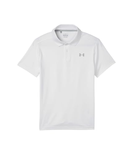 Polo Under Armour Boys' Standard Performance blanc vêtement sport garçon XL