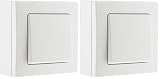 Zenitech - Interrupteur Va & Vient 10A - Appareillage Électrique sans Vis Apparente - Comp...