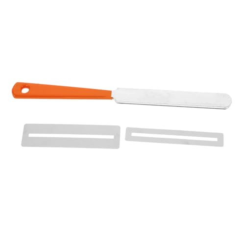 FUNOMOCYA 包括的なギター メンテナンス キットには、フレット エンド ドレッシング ファイル、弦オーガナイザー、および初心者とプロ向けの精密フィーラー ゲージが含まれています