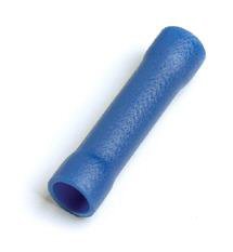 Sherco-Auto Vinyl Insulated Blue Butt Connector 6 Gauge - 10 Pack - Made in USA